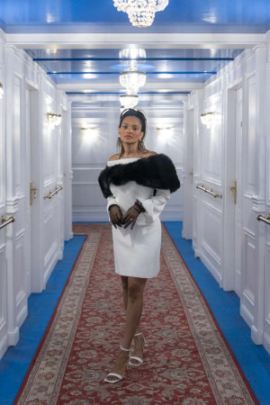 Raquel Gerlani on the Titanic